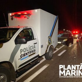 Fotos de Idoso foge de clínica e morre atropelado na PR-323