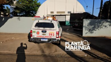 Fotos de Trabalhador morre após ser atingido por bag de ração com cerca de 1,5 tonelada em Maringá