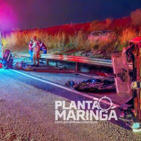 Fotos de Identificado homem que morreu após ser ejetado de carro que capotou na PR-323