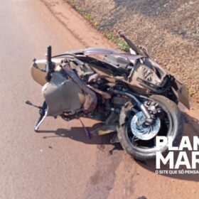 Fotos de Batida entre moto e caminhão deixa motociclista morto em Maringá
