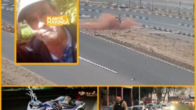 Fotos de Câmera registra acidente que matou idoso em Mandaguaçu 