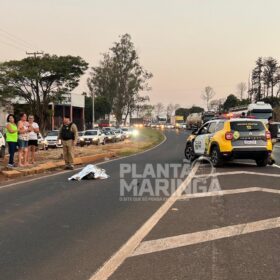 Fotos de Câmera registra acidente que matou idoso em Mandaguaçu 