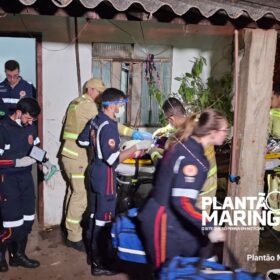 Fotos de Mulher morre e homem é baleado em invasão a residência em Maringá