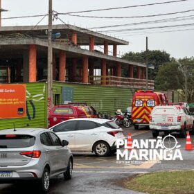 Fotos de Dois operários morrem após queda do 20° andar de prédio em construção em Maringá