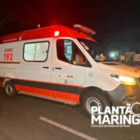 Fotos de Duas pessoas ficam feridas após carro bater em árvore em Maringá 