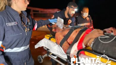 Fotos de Homem é socorrido com ferimentos graves após ser esfaqueado em Paiçandu