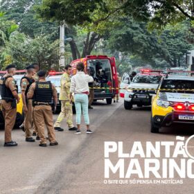 Fotos de Jovem é socorrido em estado gravíssimo após ser baleado em Maringá - câmera registrou atiradores e áudios do tiros 