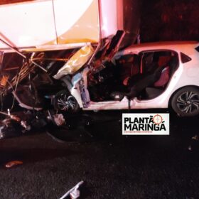 Fotos de Casal que morreu carbonizado em acidente na região de Maringá é identificado
