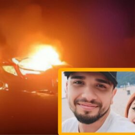 Fotos de Casal que morreu carbonizado em acidente na região de Maringá é identificado