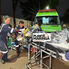 Fotos de Idosa de 81 anos é intubada após ser atropelada na Avenida Guaiapó, em Maringá