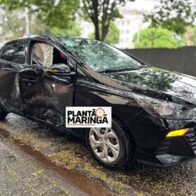 Motociclista fica gravemente ferido após colisão em Maringá Foto 2 Fotos de Motociclista fica gravemente ferido após colisão em Maringá