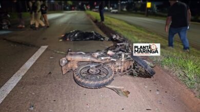 Fotos de Motociclista morre ao colidir em caminhão parado em rodovia PR-487