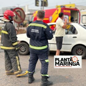 Fotos de Motorista na contramão provoca acidente ao fazer conversão proibida na rodovia BR-376 entre Sarandi e Marialva 