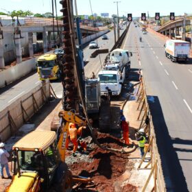 Fotos de Nova etapa da obra dos viadutos de Sarandi altera bloqueio de faixas