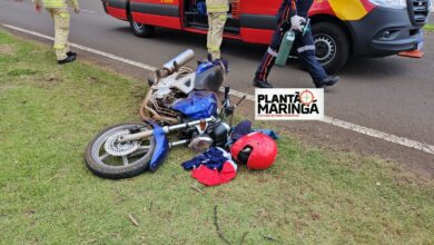 Fotos de Acidente grave no Contorno Norte deixa motociclista ferido