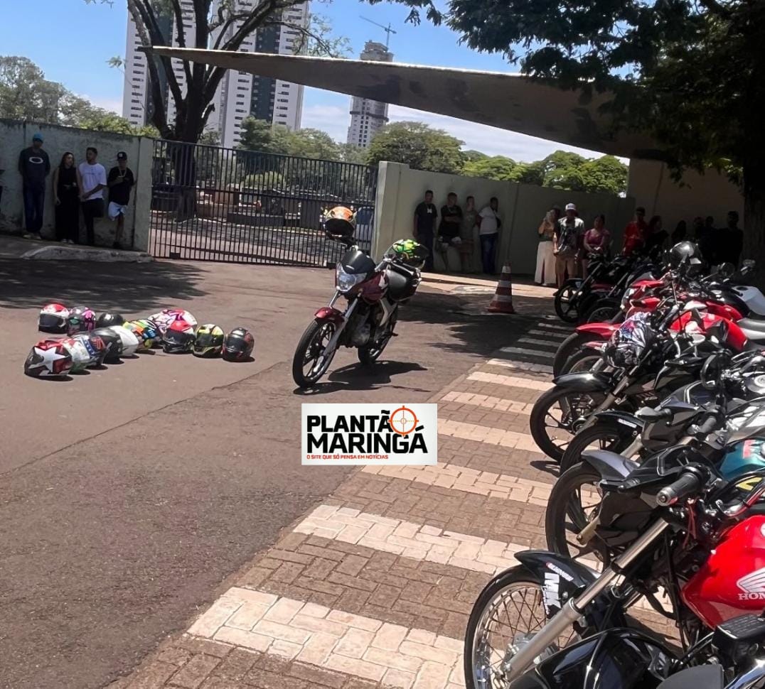 Fotos de Câmera de segurança registrou o momento em que jovem de 18 anos morre em acidente no Contorno Sul em Maringá 