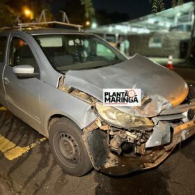 Fotos de Carro avança preferencial e mata agrônoma em Maringá