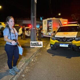 Fotos de Carro avança preferencial e mata agrônoma em Maringá
