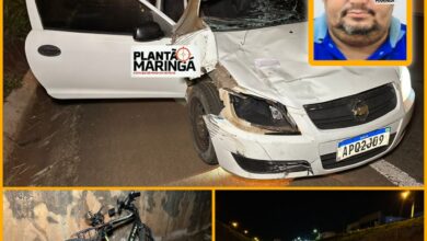Fotos de Ciclista morre após acidente no Contorno Norte em Maringá