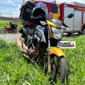 Fotos de Homem é intubado e socorrido em estado gravíssimo após ser atropelado em Maringá