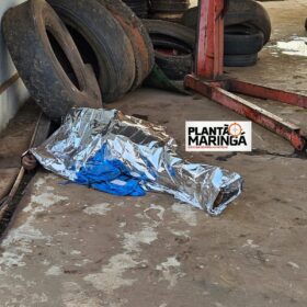 Fotos de Homem morre após cair de caminhão em pátio de um posto de combustíveis desativado em Maringá