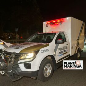 Fotos de Homem morre atropelado após supostamente pegar 'rabeira' em um caminhão em Maringá