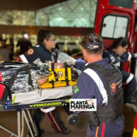 Fotos de Jovem sofre acidente grave em Maringá após ser fechada por motorista 
