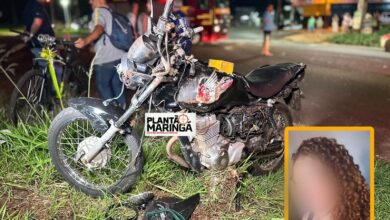 Fotos de Moça sofre ferimentos gravíssimos em acidente no Contorno Sul, em Maringá 