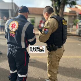 Fotos de Motorista embriagado bate em árvore e invade residência em Maringá; duas pessoas ficaram feridas