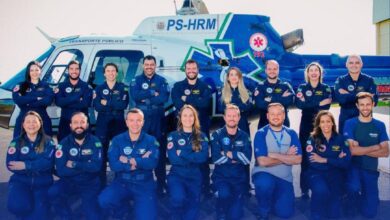 Fotos de 8 anos salvando vidas pelos céus do Paraná