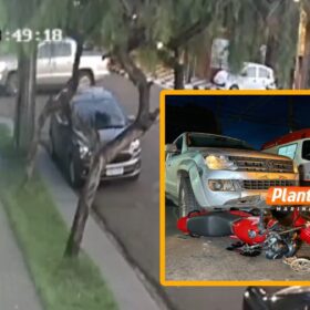 Acidente grave em Maringá é flagrado por câmera de segurança Foto 2 Fotos de Acidente grave em Maringá é flagrado por câmera de segurança