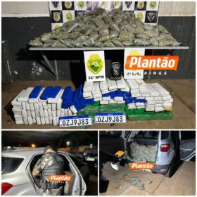 Adolescente de Sarandi é apreendido com quase 300 quilos de drogas entre Maringá e Floresta Foto 1 Fotos de Adolescente de Sarandi é apreendido com quase 300 quilos de drogas entre Maringá e Floresta