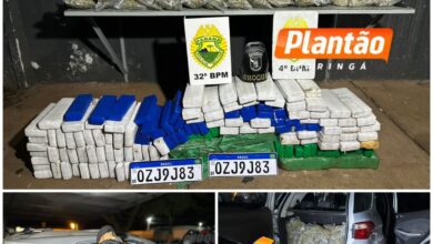 Fotos de Adolescente de Sarandi é apreendido com quase 300 quilos de drogas entre Maringá e Floresta