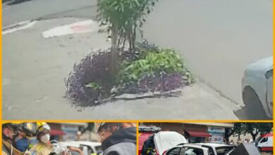 Fotos de Câmera registra carro avançando preferencial e provocando acidente em Maringá