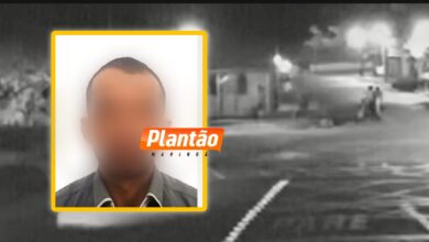 Fotos de Câmera registra homem sendo baleado na região de Maringá