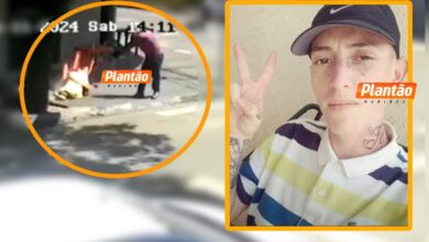 Fotos de Câmera registra homem sendo executado com mais de 15 tiros em Sarandi