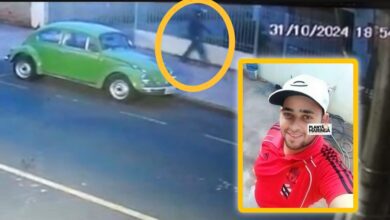 Fotos de Câmera registrou invasão de criminoso que matou rapaz em pensionato em Maringá