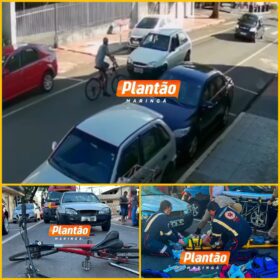 Ciclista na contramão bate em carro e sofre ferimentos graves em Sarandi Foto 3 Fotos de Ciclista na contramão bate em carro e sofre ferimentos graves em Sarandi