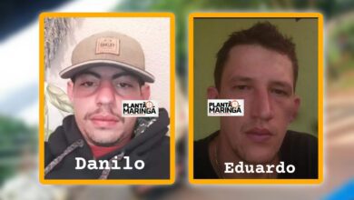 Fotos de Dois motociclistas mortos após colisão com árvore são identificados no IML de Maringá