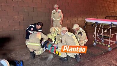 Fotos de Homem é intubado após queda de viaduto em Maringá