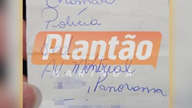 Fotos de Mulher espancada pelo marido escreve bilhete com pedido de socorro em posto de combustível em Sarandi: 'Chame a polícia'