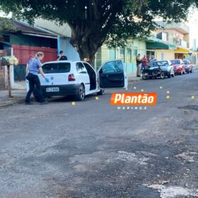 Fotos de Homem é baleado em tentativa de homicídio enquanto andava de carro