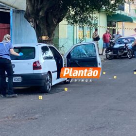 Fotos de Homem é baleado em tentativa de homicídio enquanto andava de carro