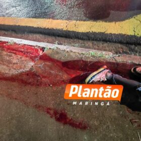 Fotos de Homem é baleado enquanto dormia no ponto de ônibus em Maringá