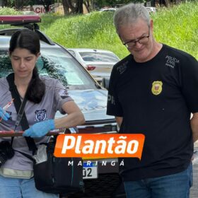 Fotos de Jovem de 26 anos executado no Contorno Sul em Maringá, tinha sido investigado em um triplo homicídio, onde pai, mãe e uma bebê de 45 dias foram executados em 2023