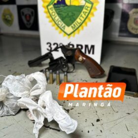 Fotos de Homem é preso pela Rotam de Sarandi com arma e drogas em show de Natal, em Marialva
