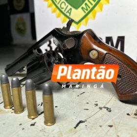 Fotos de Homem é preso pela Rotam de Sarandi com arma e drogas em show de Natal, em Marialva