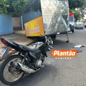 Motociclista é socorrido em estado grave após acidente em Maringá Foto 3 Fotos de Motociclista é socorrido em estado grave após acidente em Maringá