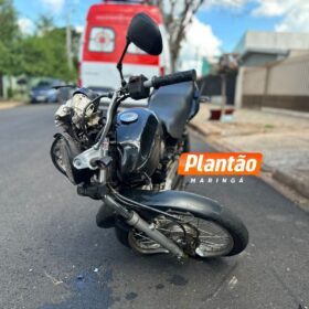 Motociclista é socorrido em estado grave após acidente em Maringá Foto 4 Fotos de Motociclista é socorrido em estado grave após acidente em Maringá