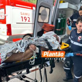 Motociclista é socorrido em estado grave após acidente em Maringá Foto 8 Fotos de Motociclista é socorrido em estado grave após acidente em Maringá